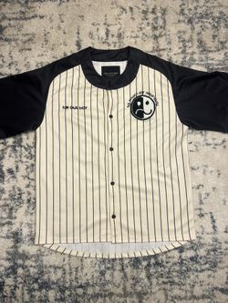 Fall Out Boy So Much For Stardust Tour Pinstripe Baseball Jersey Size 2XL 2023