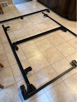King metal bed frame