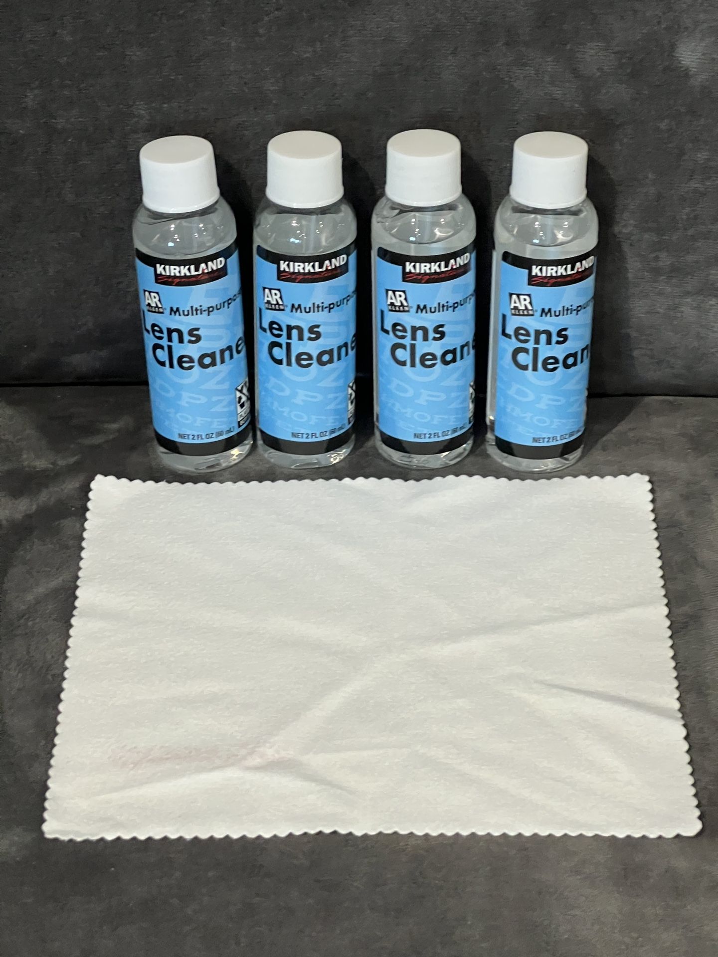 NEW 4 BOTTLES Multi-Purpose Lens Eye Glass Cleaner Eyeglass Spray & CLOTH!