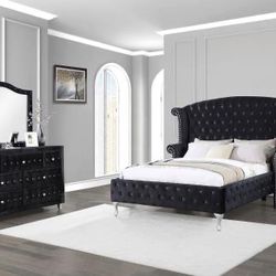 Queen Bedroom Set With Queen Mattress Set Finance Available