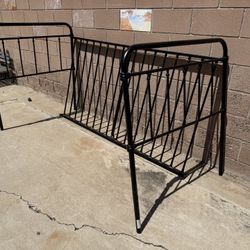 Twin Bed Frame Black Metal