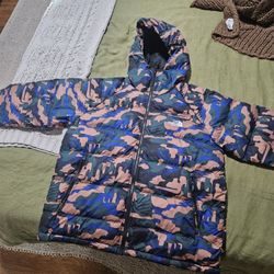 North Face Camo Puffer XL