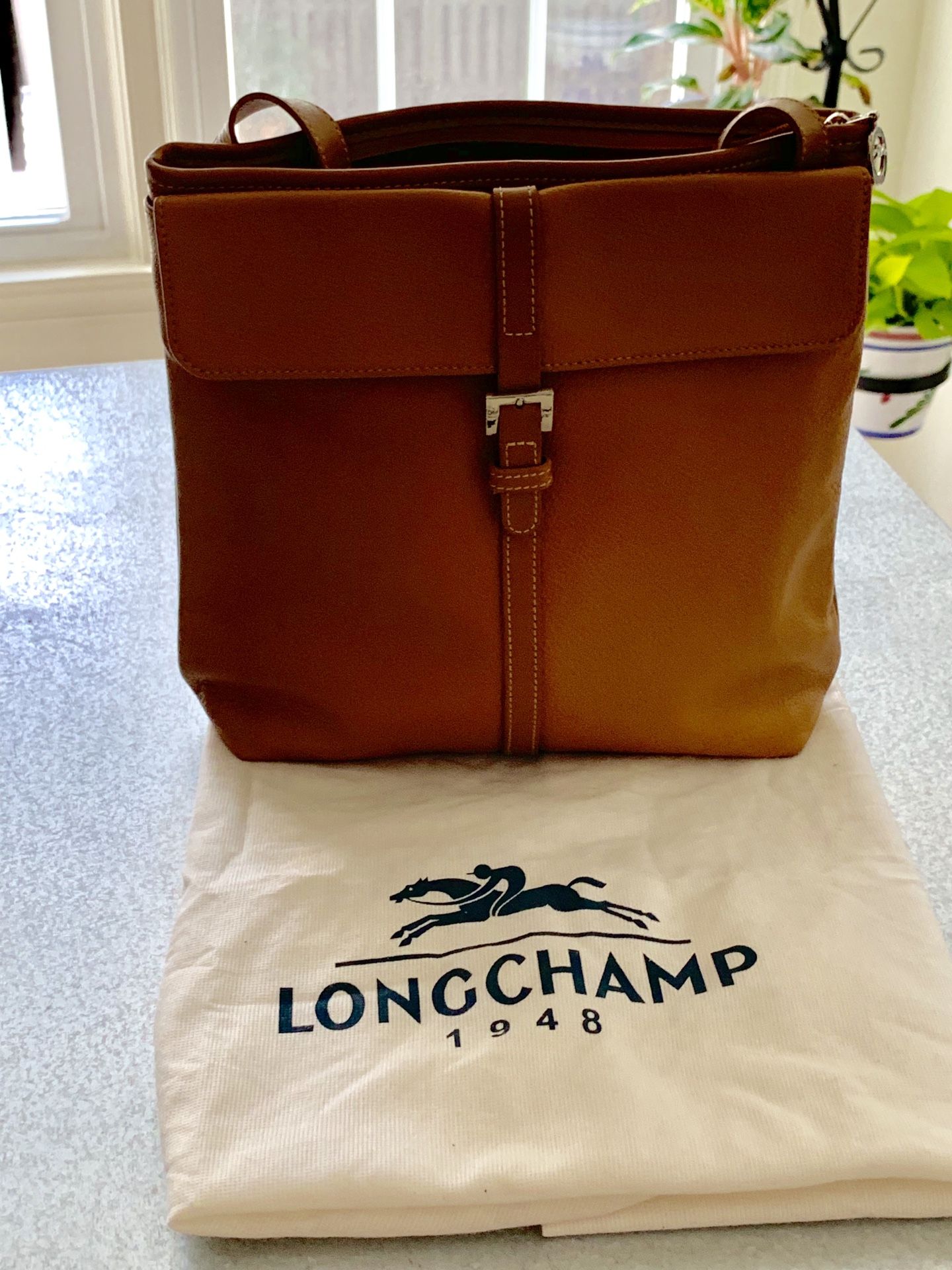 Longchamp purse, crossbody, multiple dividing pockets, EXCELLENT condition!