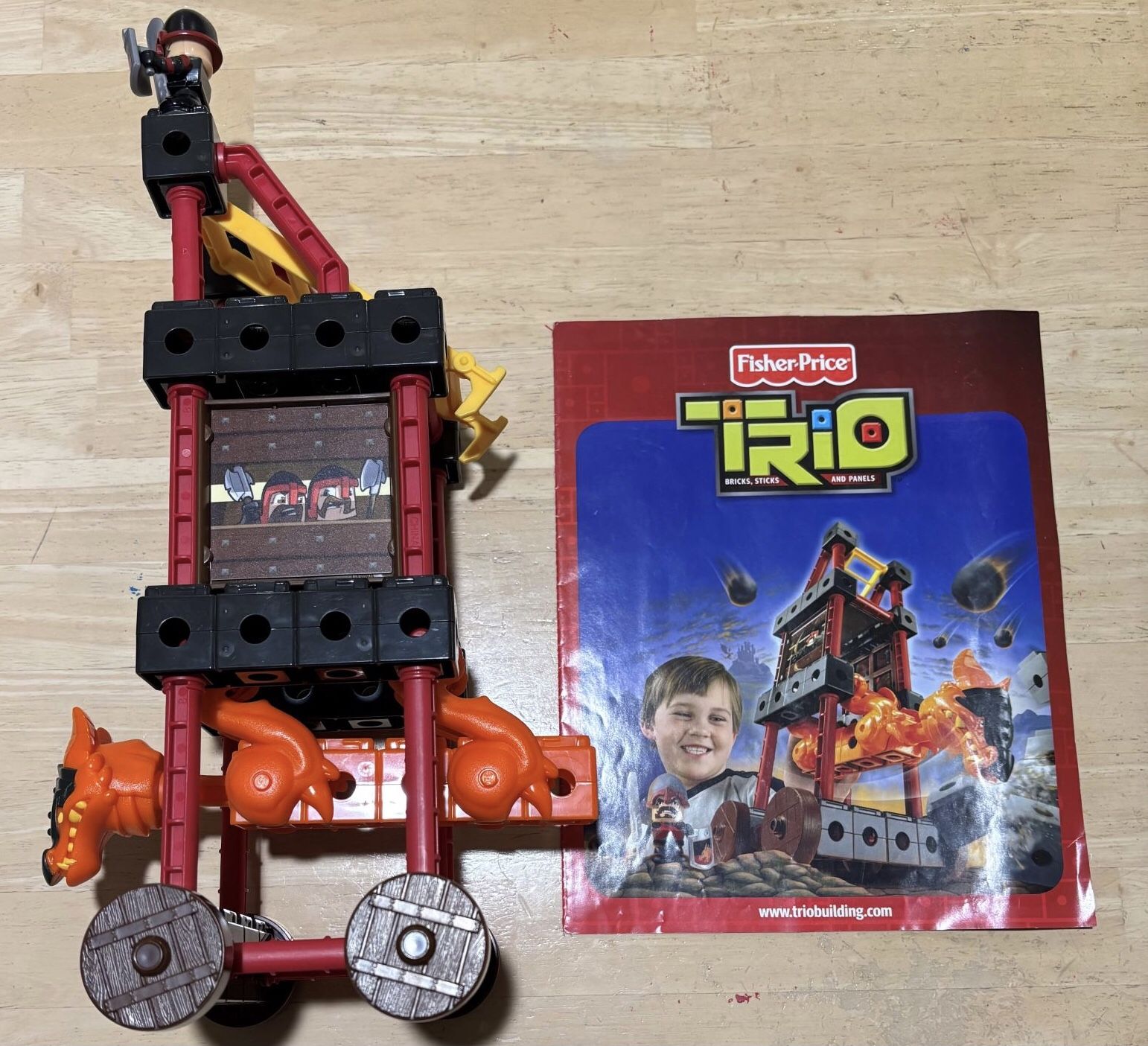 Fisher Price TRIO Blocks Siege Tower Complete Building Toys