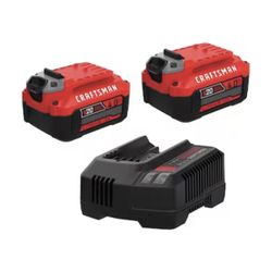 CRAFTSMAN 20-Volt 2-Pack Lithium-ion Power Tool Battery