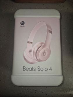 Beats Solo 4 Metallic Pink Wireless Bluetooth Headphones