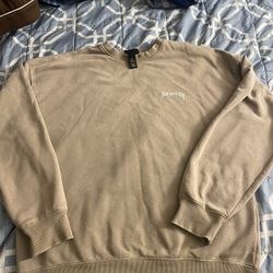 Brown Long Sleeve Hoodie Medium