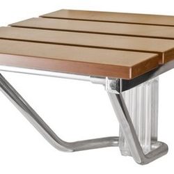 High-quality Solid Wood Shower Folding Seat Bath Shower Wall Chair Bathroom Stool Household Wall Mounted Shower Seat