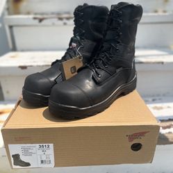 Red wing King toe 8in boot Size 9.5D (runs wide)