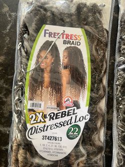3 PACK FREETRESS DISTRESSED LOCS
