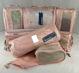 BAGSMART 14-Piece Keep-Shape Packing Cubes – 2-Pack Suitcase Organizers