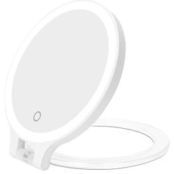 Double Sided Cosmetic Mirror with Lights