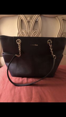 Calvin Klein bag purse dark Purple