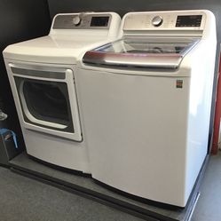 New Scratch And Dent LG Washer And Dryer Set. 1 Year Warranty 
