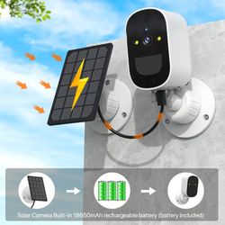 1080P Solar IP Camera Outdoor Rechargeable Battery WIFI Wireless Camera PIR Motion Security Camera Video Surveillance P2P iCSee
