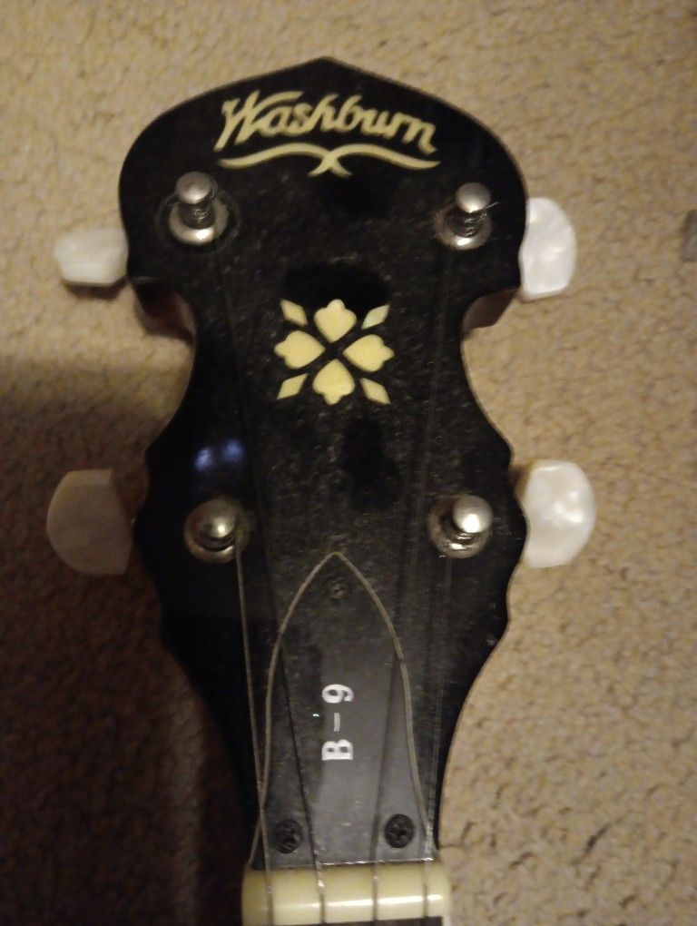 バンジョー washburn B-9 Jim's Music - WASHBURN B9 5-String Banjo, Sunburst