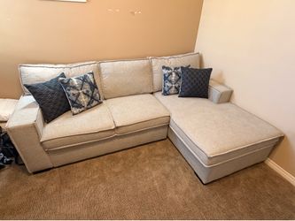 Bob's Discount Furniture Sleeper Sectional with Storage
