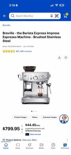 the Barista Express® Impress