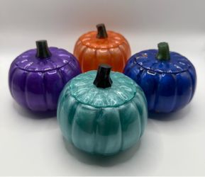 Pumpkin Trinket Box Epoxy Resin
