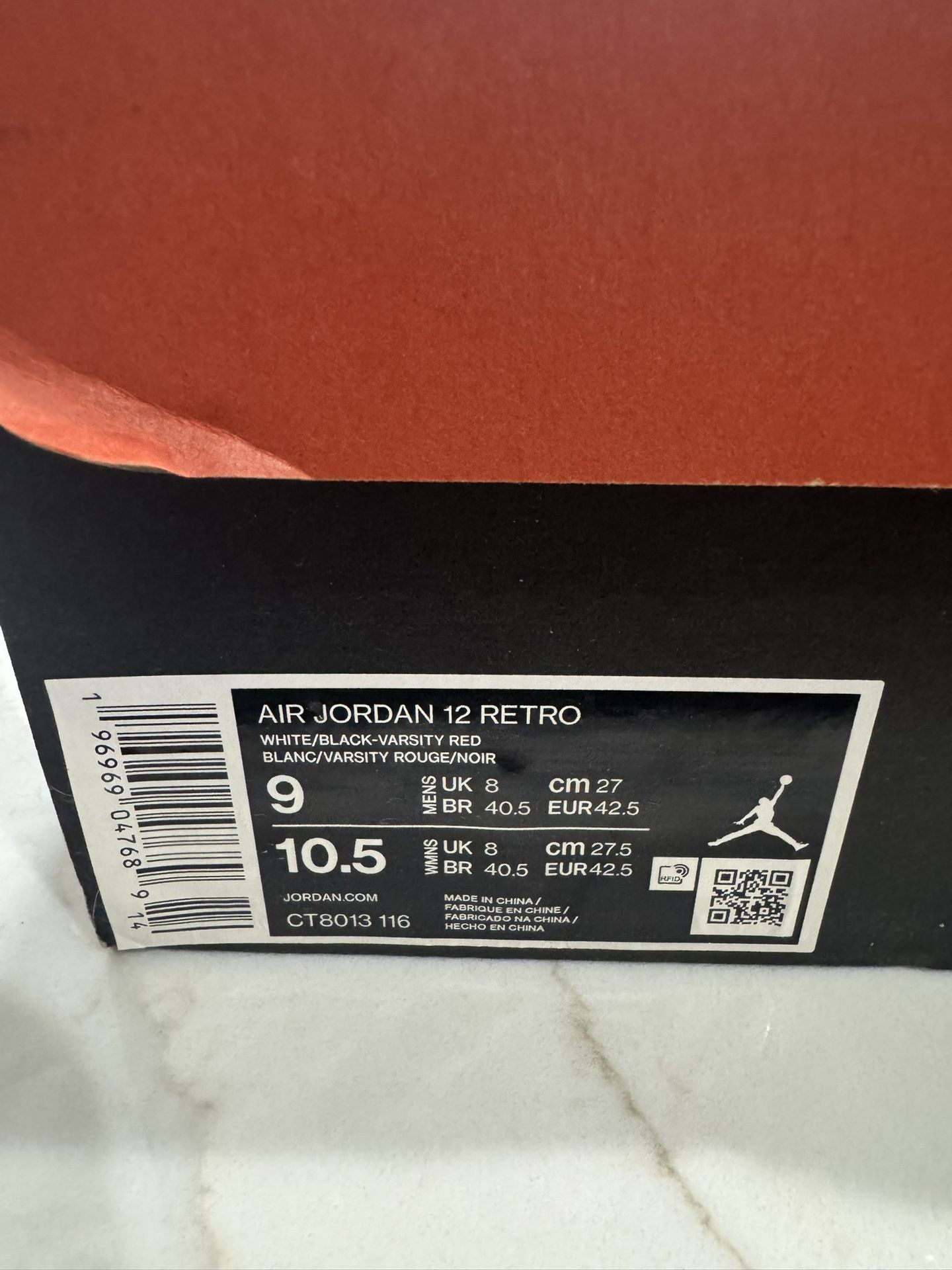 Jordan Retro 12 Cherry