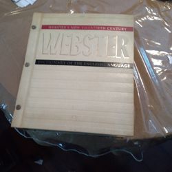 Vintage 1968 Webster's Dictionary This Thing Is Huge And In Excellent Condition Has Over 2,000 Pages Any Questions Feel Free To Ask
