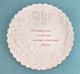 Enesco  Wedding Vow Plate 7.5" Collectible