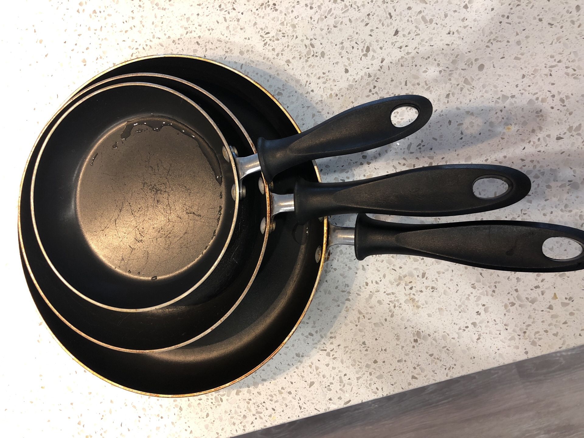 Set of 3 Cooking Pans