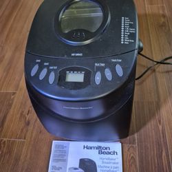 Bread Maker Machine Hamilton Beach 2 Ib Digital Programmable Machine 12 Settings