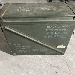 Authentic Vietnam War Ammo Crate