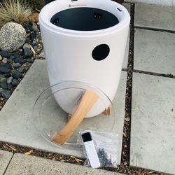 NEW*👉🏻20L Towel Warmer Bucket Heater w/Remote Control LED Display 4 Timer Settings (Silver Lake)