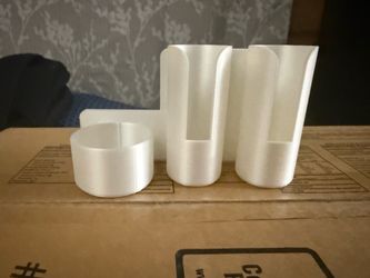 3d printed electric toothbrush and toothpaste holder