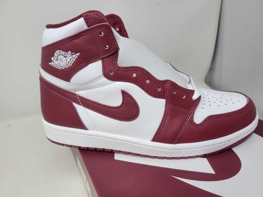Jordan 1 High OG White And Team Red