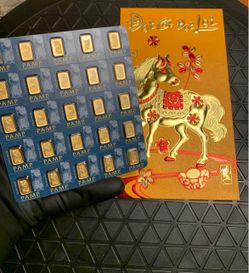 25g Gold Sheet - Pamp Suisse Lady Fortuna