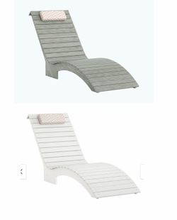 Light Gray or White HDPS in pool lounge chair