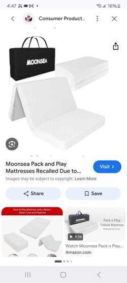Playpen mattress tri fold