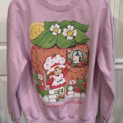 Junior Size M Strawberry Shortcake Sweater Just $7