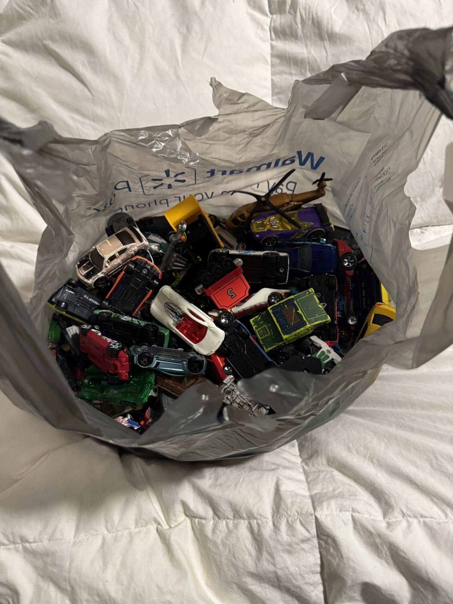 2 Bags Full Of Hotwheels