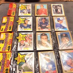 Lot Of 4 UNOPENED 1987 Topps Baseball Rack Pack 48 Cards Total All For $20
