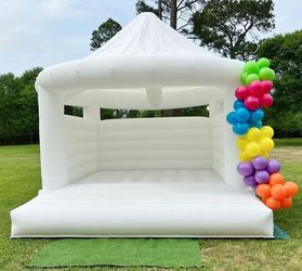White Bounce House For Sale