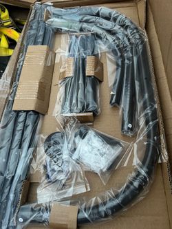 Hoop shower rod