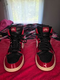 Nike Zoom Air High-Top Sneakers Red Black