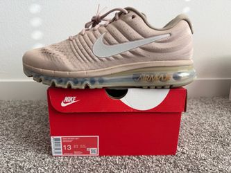 NEW Nike AIR Max 2017 Shoes 849559 201 Tan Khaki Sand Platinum Sz.13