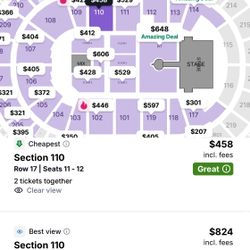 Sabrina Carpenter Tickets - Crypto - Saturday 11/22 - Section 110