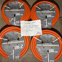 Teknor Apex High-Performance 3/4 in x 100 ft.  Contractor Grade Garden Hose. 