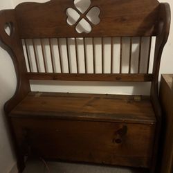 31” X 39” X 11” Bench Antique