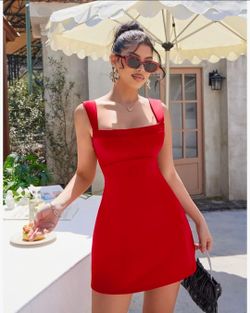 Red dress