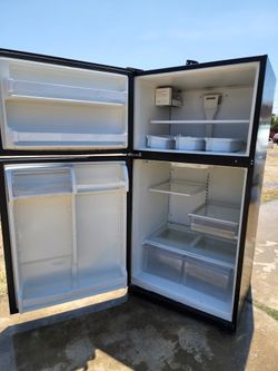 Black Whirlpool Refrigerator