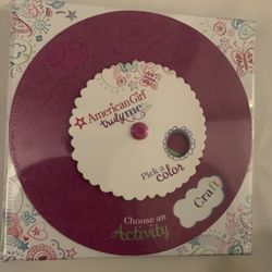 New! American Girl Choose An Activity Craft Obo
