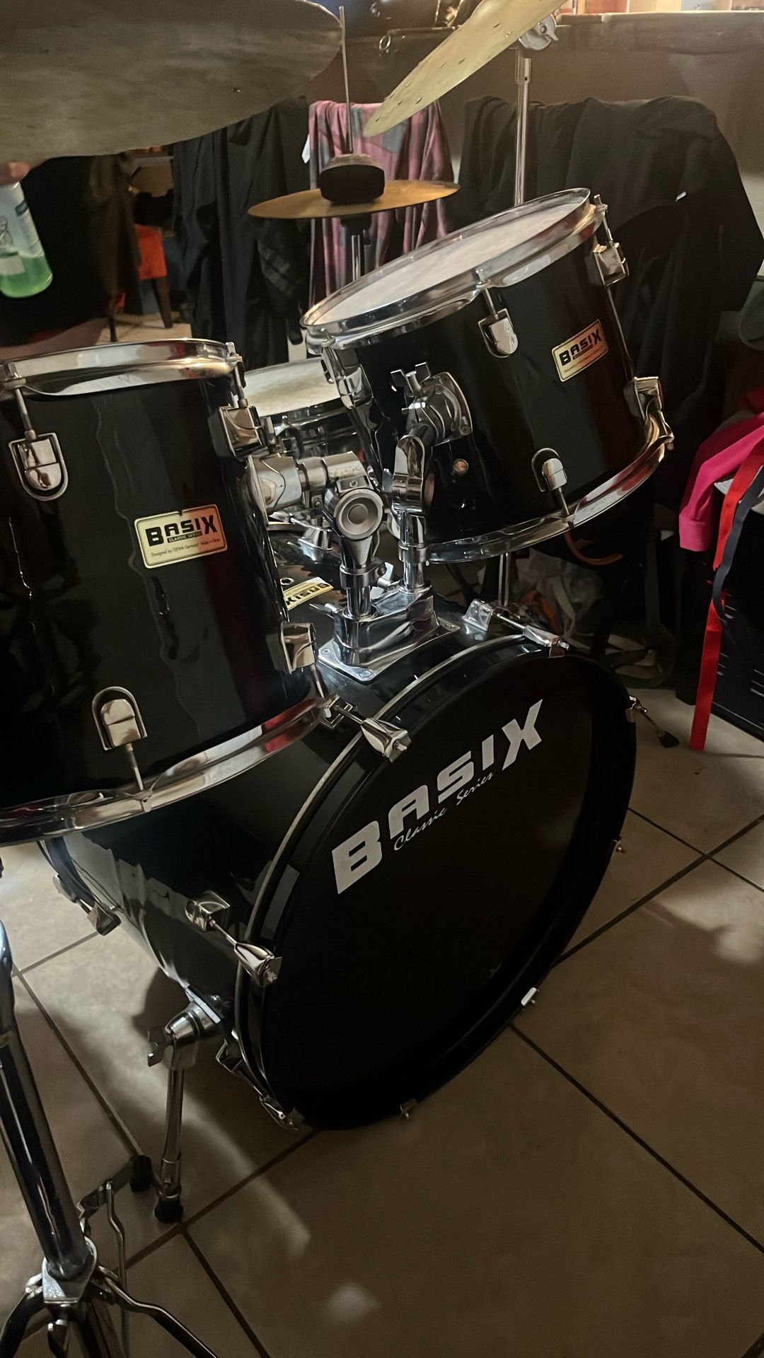 Basix Acoustic Drum Set