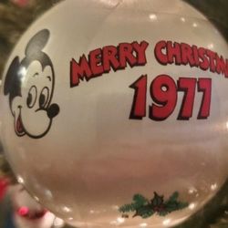 Rare Vintage Christmas Ornament from Disney 1977  Excellent condition